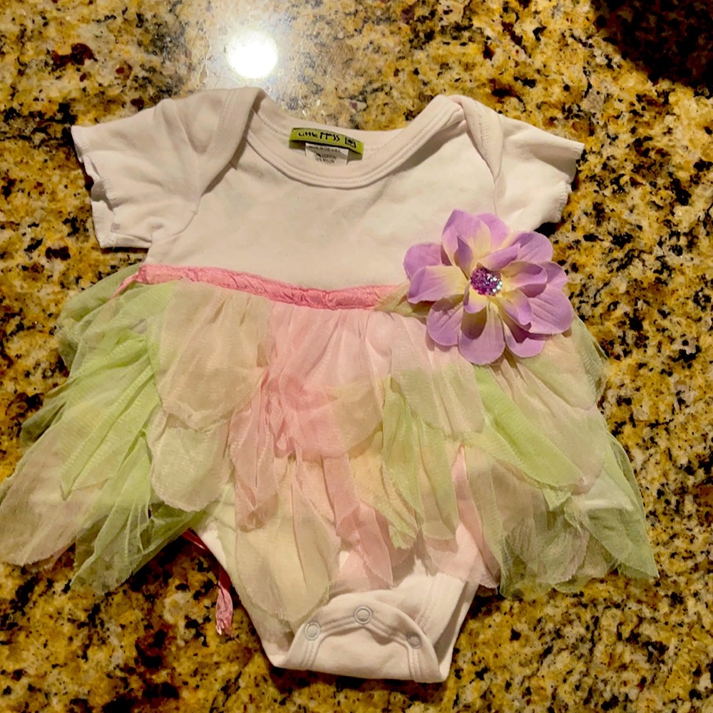 Baby Girl OnePiece Ruffle Flower Dress